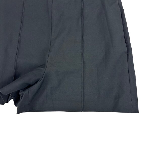 Quinn Tailored Shorts Womens Size Medium Black Mid-Rise Pin Up Style - Picture 6 of 10
